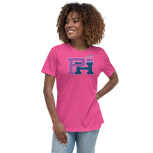 Load image into Gallery viewer, PH LOGO WOMANS TEE (PURPLE/NAVY)