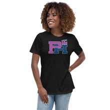 Load image into Gallery viewer, PH LOGO WOMANS TEE (PURPLE/NAVY)