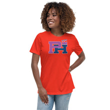 Load image into Gallery viewer, PH LOGO WOMANS TEE (PURPLE/NAVY)