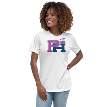 Load image into Gallery viewer, PH LOGO WOMANS TEE (PURPLE/NAVY)