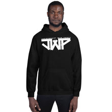 Load image into Gallery viewer, JWP white logo hoodie