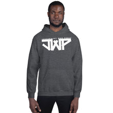 Load image into Gallery viewer, JWP white logo hoodie