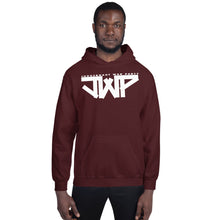 Load image into Gallery viewer, JWP white logo hoodie