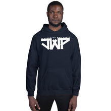 Load image into Gallery viewer, JWP white logo hoodie