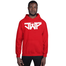 Load image into Gallery viewer, JWP white logo hoodie
