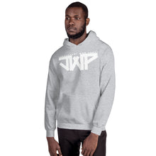 Load image into Gallery viewer, JWP white logo hoodie