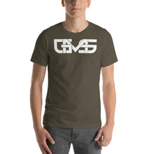 Load image into Gallery viewer, GMS WHITE LOGO Unisex t-shirt