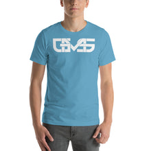 Load image into Gallery viewer, GMS WHITE LOGO Unisex t-shirt