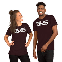 Load image into Gallery viewer, GMS LOGO white Unisex t-shirt