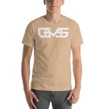 Load image into Gallery viewer, GMS WHITE LOGO Unisex t-shirt