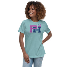 Load image into Gallery viewer, PH LOGO WOMANS TEE (PURPLE/NAVY)
