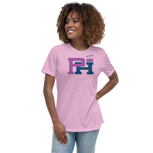 Load image into Gallery viewer, PH LOGO WOMANS TEE (PURPLE/NAVY)
