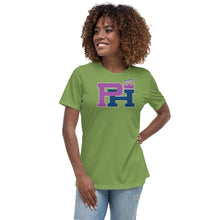 Load image into Gallery viewer, PH LOGO WOMANS TEE (PURPLE/NAVY)
