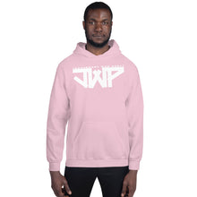 Load image into Gallery viewer, JWP white logo hoodie
