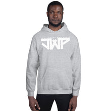 Load image into Gallery viewer, JWP white logo hoodie
